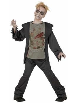 Fantasia infantil de zumbi noturno