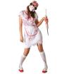 Fantasia de enfermeira zumbi de Halloween tamanho 42-44