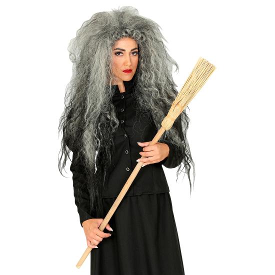 Vassoura de bruxa de Halloween 100 cm.