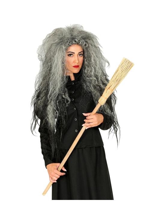 Vassoura de bruxa de Halloween 100 cm.
