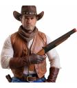 Espingarda de brinquedo de cowboy de 50 cm