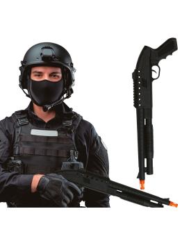 Espingarda Terminator SWAT (46 cm) – Arma de brinquedo para fantasias de polícia, ladrão e forças especiais