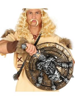 Escudo Bárbaro 49 cm com espada 57 cm
