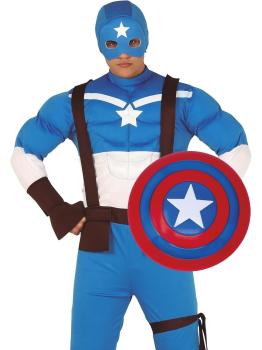 Escudo Capitão América 45 cm – Escudo Estrela Vermelha e Azul
