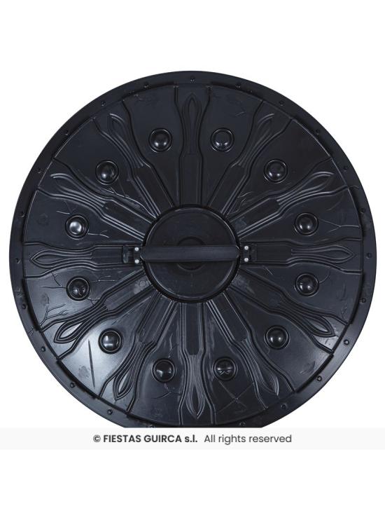 Escudo Espartano 45 cm - Acessório para Traje de Guerreiro Grego e Viking
