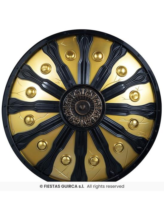 Escudo Espartano 45 cm - Acessório para Traje de Guerreiro Grego e Viking