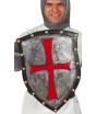 Escudo de espuma medieval de 36 x 53 cms