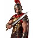 Espada de guerreiro romano 75 cm