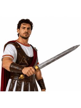 Espada nobre de 60 cm para trajes de guerreiro, romano e cavaleiro.