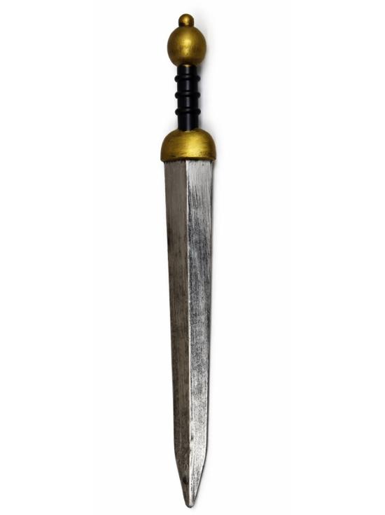 Espada nobre de 60 cm para trajes de guerreiro, romano e cavaleiro.