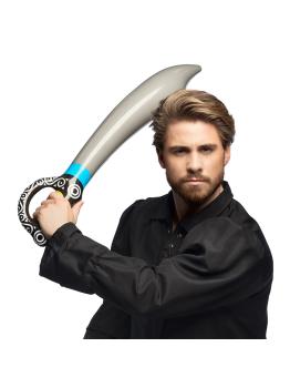 Espada para fantasias infláveis de pirata 70 cms
