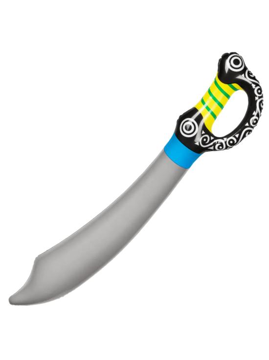 Espada para fantasias infláveis de pirata 70 cms