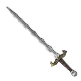 Botão de caveira de espada Viking