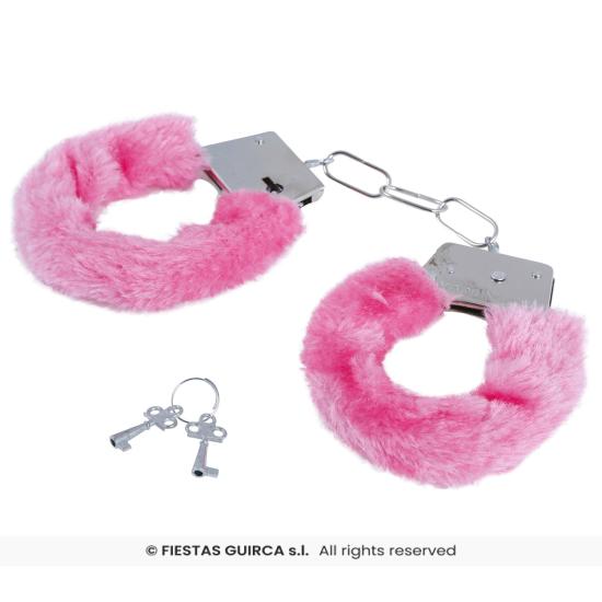 Algemas de cabelo rosa com chave