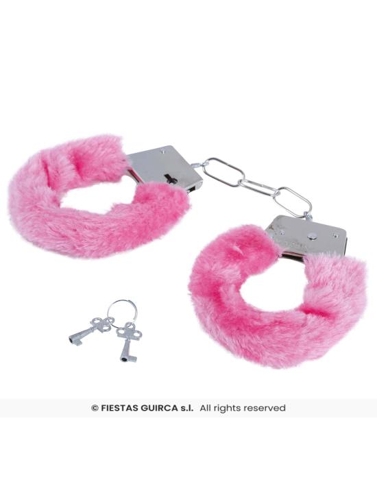 Algemas de cabelo rosa com chave