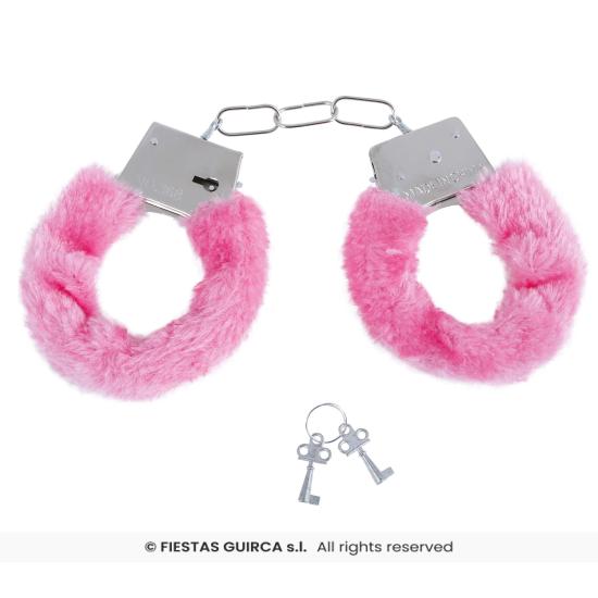 Algemas de cabelo rosa com chave