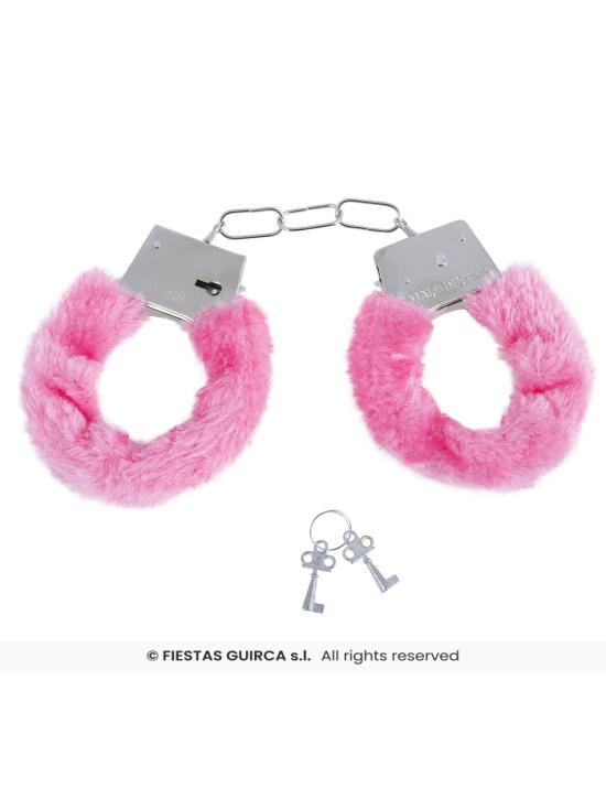 Algemas de cabelo rosa com chave