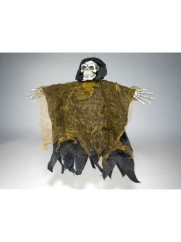PINGENTE ESQUELETO HALLOWEEN COM ROUPAS 60X70CM