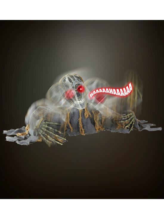 Zombie Skeleton Groundbreaker com Movimento 120 cm