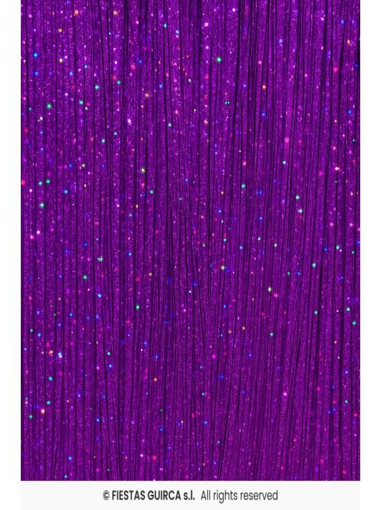Extensões de cabelo com glitter - Festas Guirca