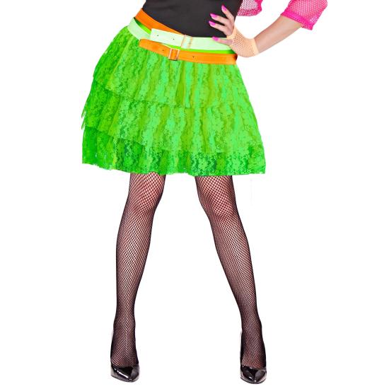 Cores das saias dos anos 80