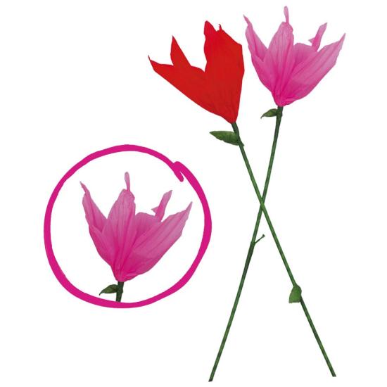 Tulipa para Dança das Lanternas com Vela 50 cm **