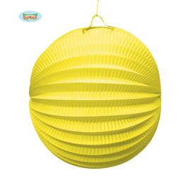 Lanterna Esfera Amarela 20 cms