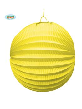 Lanterna Esfera Amarela 20 cms
