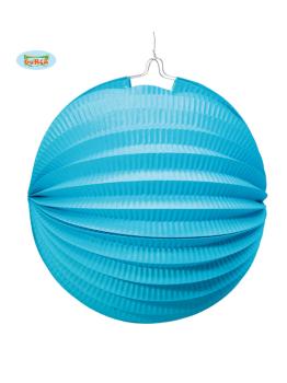 Lanterna Esfera Azul 20 cm