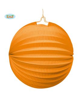 Lanterna Esfera Laranja 20 cm