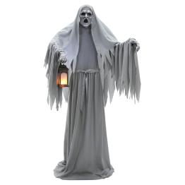 Figura animada de terror fantasma flutuante (2,15 m)