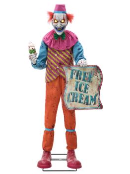 Figura animada Neon Ice Cream Clown Terror (1,8 m)