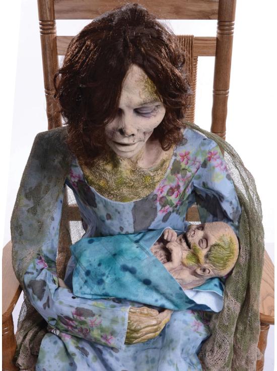 Figura animada Moldy Mom Cadeira de Balanço