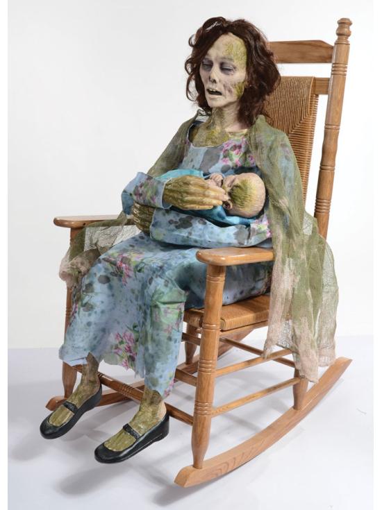 Figura animada Moldy Mom Cadeira de Balanço