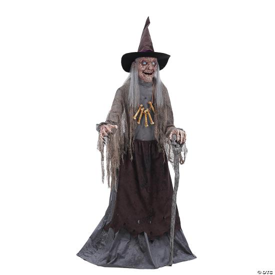 Figura animada Terror SERVO da Bruxa Velha (1,75 m)