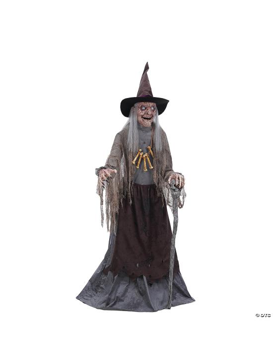 Figura animada Terror SERVO da Bruxa Velha (1,75 m)