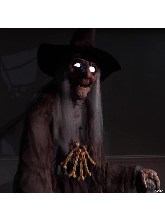 Figura animada Terror SERVO da Bruxa Velha (1,75 m)