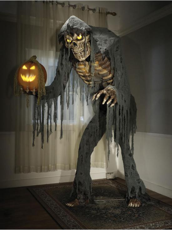 Figuras de terror animadas “Prowling Jack” – Terror com luz e movimento (2,15 m)