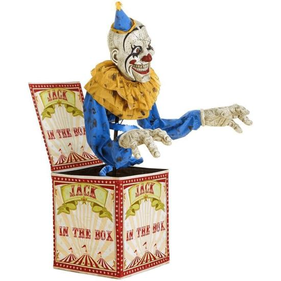 Figura Animada Horror Palhaço Parque Halloween Animado (2,1 m de altura)