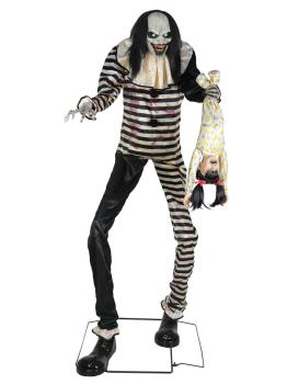 Figura animada Terror Palhaço Imponente de doces sonhos (2,15 m)