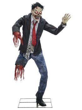 Figura animada de terror zumbi fraturada (1,8 m)