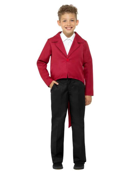 Fraque infantil vermelho