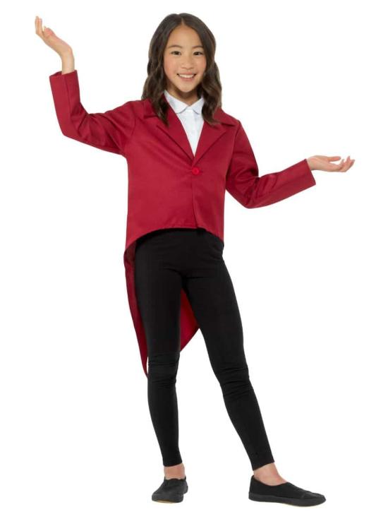 Fraque infantil vermelho