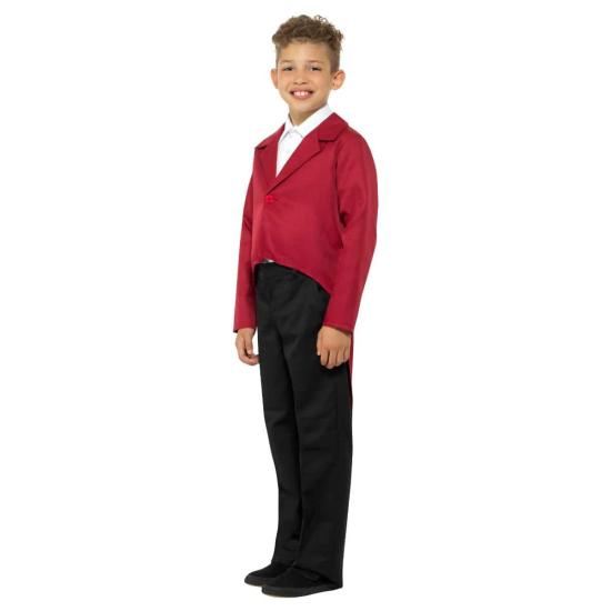 Fraque infantil vermelho