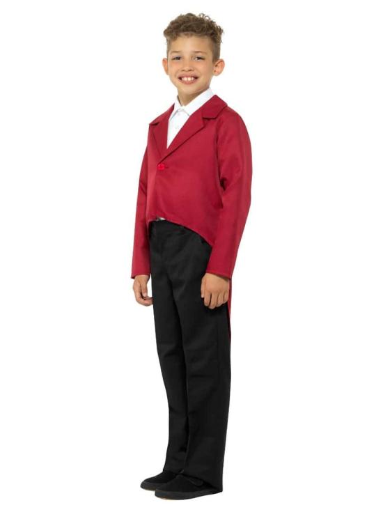 Fraque infantil vermelho