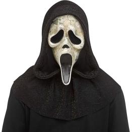 Fun World Ghost Face Deluxe - Máscara Envelhecida