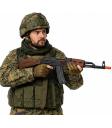 Rifle de assalto russo de brinquedo de 70 cm para fantasias militares.
