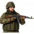 Rifle de assalto russo de brinquedo de 70 cm para fantasias militares.