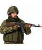 Rifle de assalto russo de brinquedo de 70 cm para fantasias militares.