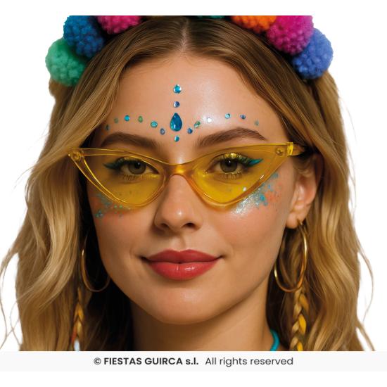 Óculos de Fantasia Amarelos – Acessório Divertido e Retrô para Carnaval e Festas Óculos de Fantasia Amarelos – Acessório Divertido e Retrô para Carnaval e Festas
